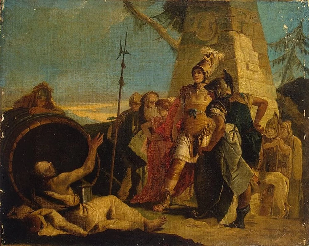 Alessandro Magno e Diogene - Hermitage